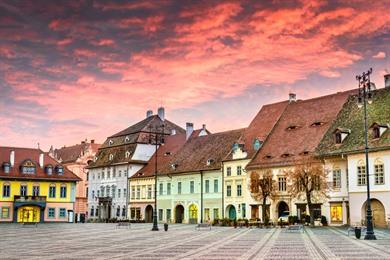 Stadswandeling Sibiu langs Saksische architectuur in het oude centrum