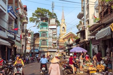 Stadswandeling door Cholon District (Chợ Lớn)