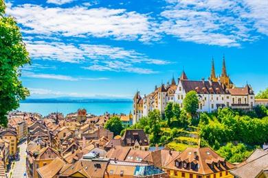Stadswandeling Neuchâtel: hoogtepunten van het stadscentrum 