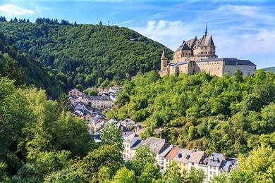 Stadswandeling centrum van Vianden + het kasteel Vianden