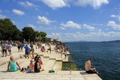 Stadswandeling Zadar, breng een ode aan de zon en de zee