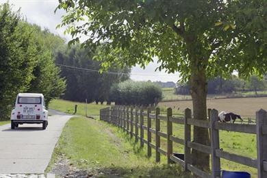 Autoroute door de Vlaamse Ardennen + kaart