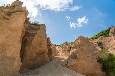 Wandeling naar de geologische rotsformaties Lame Rosse